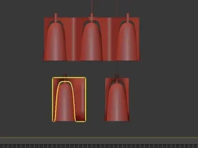 Acacia Pendant Fuse Lighting 3D model