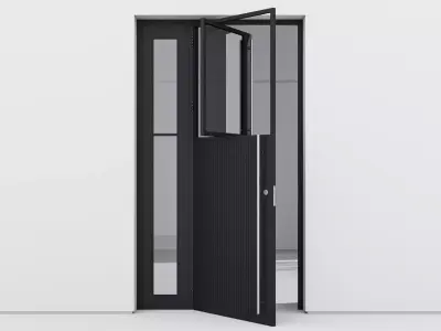 Aluminium door 254 3D model