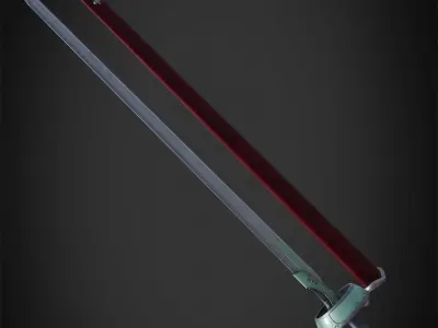 Sword Art Online Asuna Lambent Light Rapier for Cosplay 3D print model