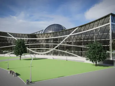 Science centre 3D model