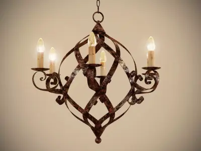 Gramercy Chandelier 3D model