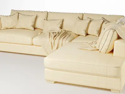 brandon corner sofa 3D model
