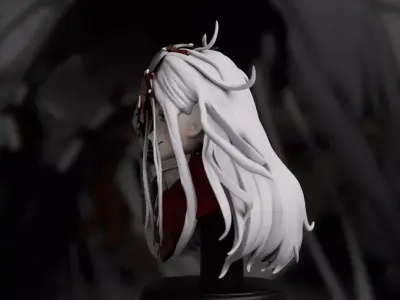 Shiro Bust - Deadman Wonderland 3D print model