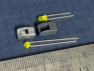 FLOODLIGHTS FOR BUILDINGS 7MM SCALE O GAUGE MODEL RAILWAY 3D print model