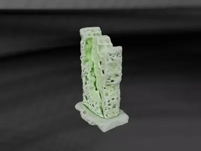 Reefstone Monolith Bookend Prime 3D print model