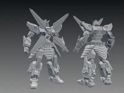 Nether Gundam Redesign 3D print model