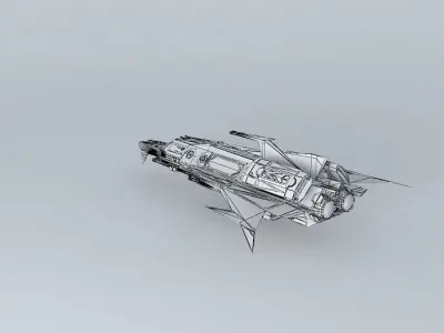 Dragon Class Heavy Attack Fighter FH1233B 3D model