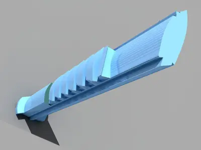 3D Pentominium pencil 3D model