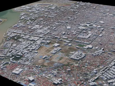 Phnom Penh - Cambodia 3D model