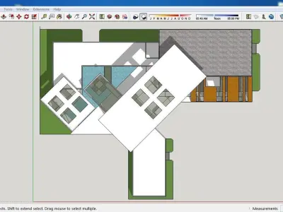 Sketchup Cultral Center E7 3D model