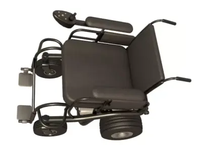 Powered Wheelchair 3D model