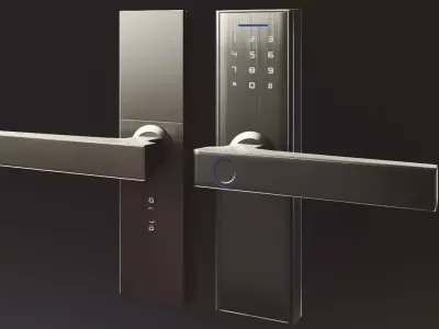 CERRADURA ELECTRONICA  - BIOMETRICA HUELLA DACTILAR - LOCK  3D model