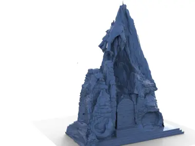 Old Witches lair rocks 3D model