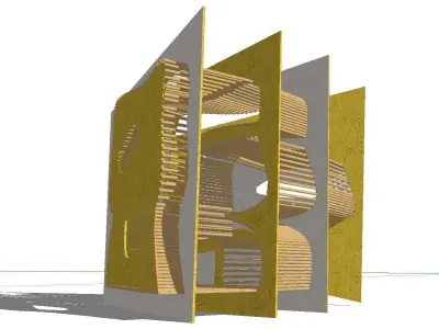 Creative Design-Holiday Cabin-02 3D model