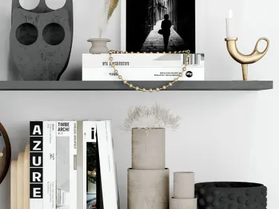 decorative set 02 3D model