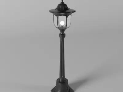 Classic Street Lamp Post Free 3D model