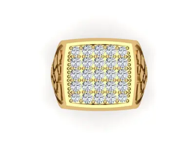 Jewelry ring 424 3D print model