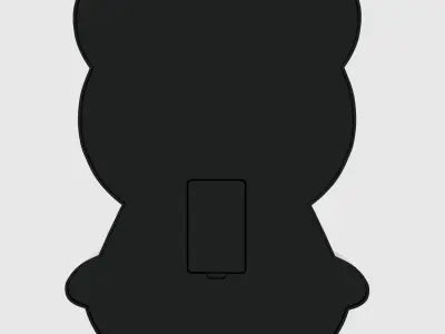 Panda-shaped night light 3D model