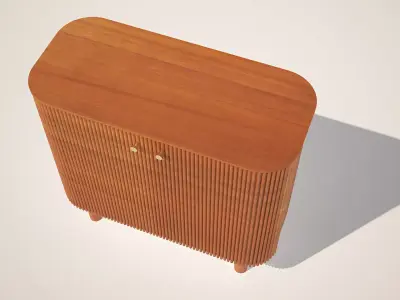 cabinet Low-poly 3D model