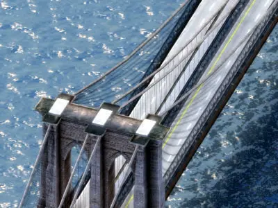 Brooklyn Bridge New York 3D model