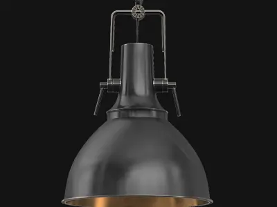 Vintage Nautical Pendant 3D model