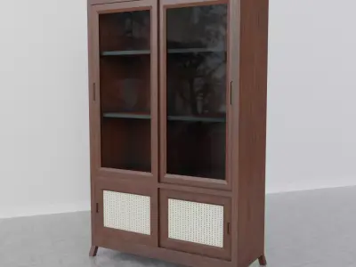 Kitchen Cabinet Free low-poly 3D model