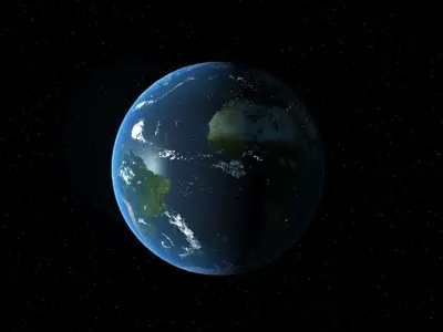 Earth 3d max corona rander 3D model
