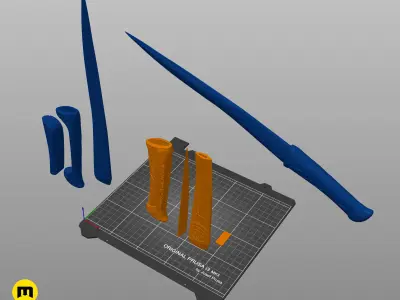 Paul Atreides - Jamis - Crysknife - Dune 3D print model