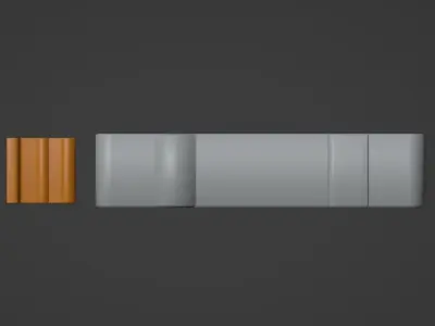 PUBG Mobile Logo studio rendering with mud floor 3D model