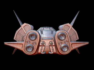 Spaceship 3D model 23