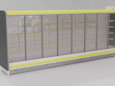 High Detail - Complete Supermarket 3D model