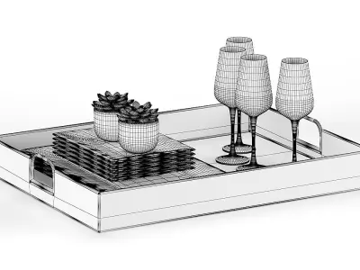 Dining Table Item V1 3D model
