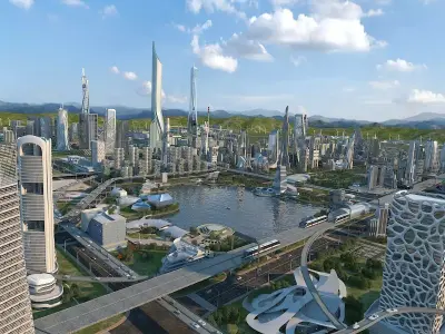 Future city  3D model