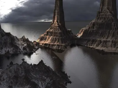 Cliffs of Ascension  3D model