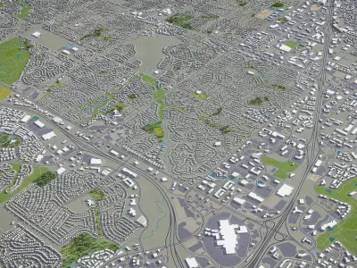 Centennial Low-poly 3D model