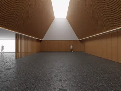 Art Museum Gallery Interior 33 Low-poly 3D model