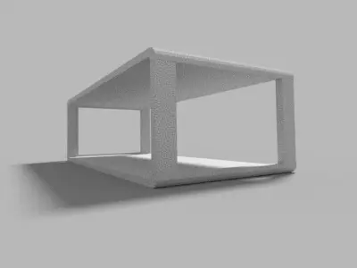 Table coffee Low-poly 3D model