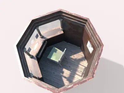 Ticket Booth 3D model