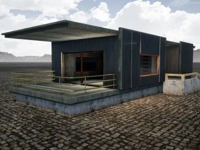 Urban Style House Free 3D model