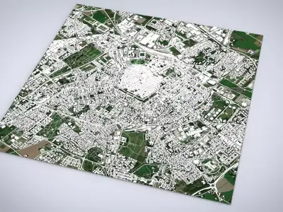 Cityscape Modena Italy 3D model