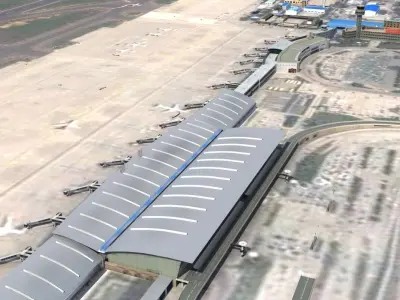 Chinese International Airport 3D model