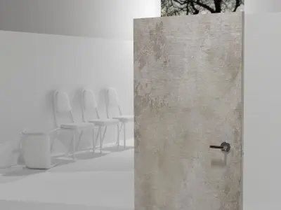 Dirty Door Free 3D model