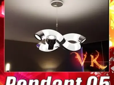 Modern Pendant Lamp 3D model