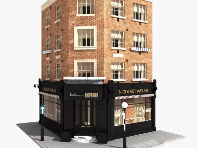 London Corner Building 3D model
