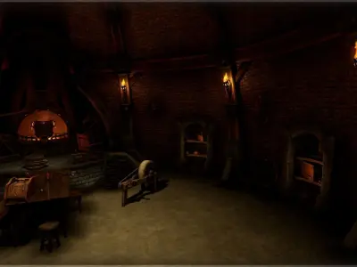 The Forge Low-poly 3D model