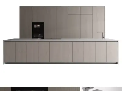 Kitchen set 12 3D model