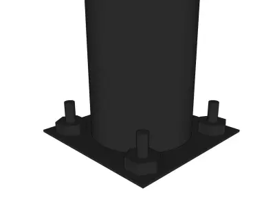 Lamp Post - Light Pole - Light Post - Street Light 19 3D model