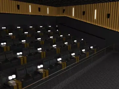 BUTACA CINE  3D model