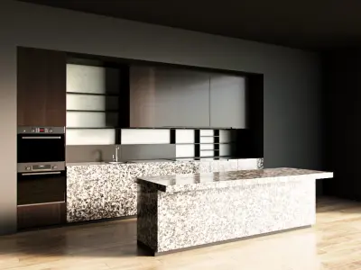 96-Kitchen12 texture 8 3D model