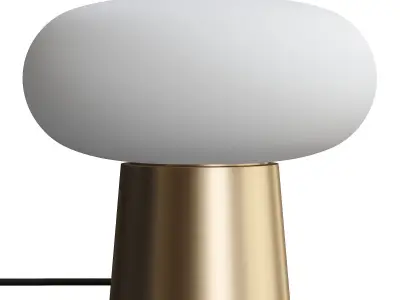 Table lamp made of opaline 3D model